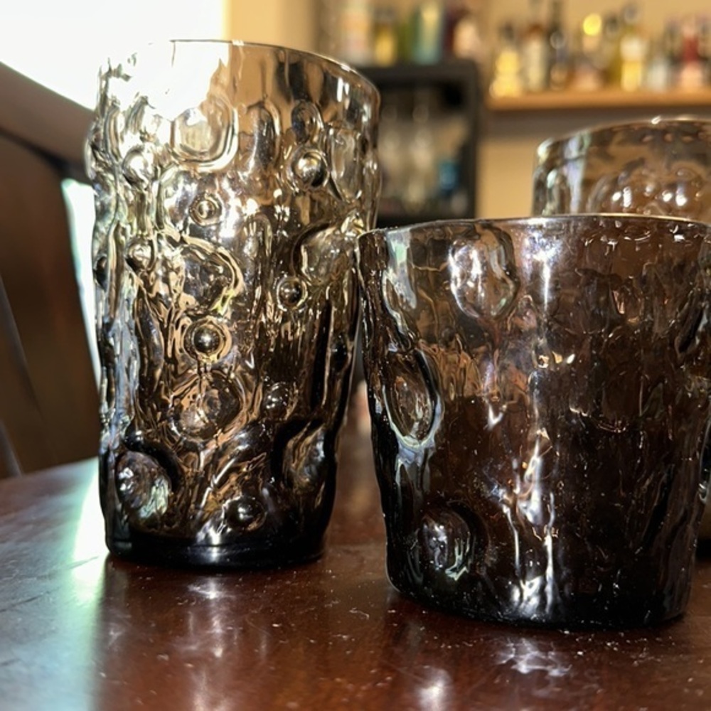 Vintage Brown Tree Bark Glasses